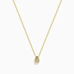Necklaces & Pendants|Effy Jewelry Canare 18K Yellow Gold Yellow Diamond Teardrop Pendant