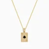 Necklaces & Pendants|Effy Jewelry Casino 14K Yellow Gold Diamond Spade Card Pendant