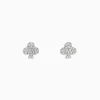 Earrings|Effy Jewelry Casino 14K Yellow Gold Diamond Clubs Suit Stud Earrings