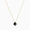 Necklaces & Pendants|Effy Jewelry Casino 14K Yellow Gold Diamond Spade Suit Necklace