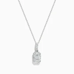 Necklaces & Pendants|BH Multi Classique 14K White Gold Diamond Pendant