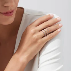 Rings|Effy Jewelry Classique 14K White Gold Diamond Wrap Ring, 0.52 TCW