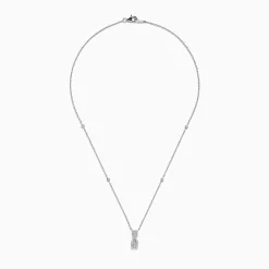 Necklaces & Pendants|BH Multi Classique 14K White Gold Diamond Necklace, 0.66 TCW