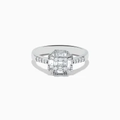 Rings|Effy Jewelry Classique 14K White Gold Diamond Ring