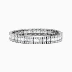 Bracelets|Effy Jewelry Classique 14K White Gold Diamond Tennis Bracelet 10 TCW
