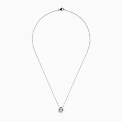 Necklaces & Pendants|Effy Jewelry Classique 14k White Gold Diamond Necklace