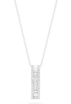 Necklaces & Pendants|Effy Jewelry Classique 14K White Gold Diamond Pendant, 0.58 TCW