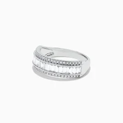 Rings|BH Multi Classique 14K White Gold Diamond Band, 0.82 TCW