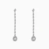 Earrings|BH Multi Classique 14K White Gold Diamond Drop Earrings, 0.72 TCW