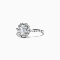 Rings|Effy Jewelry Classique 14K White Gold Diamond Ring, 0.50 TCW