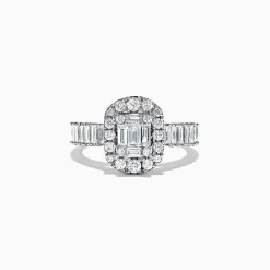Rings|Effy Jewelry Classique 14K White Gold Diamond Ring, 1.21 TCW
