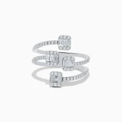 Rings|Effy Jewelry Classique 14K White Gold Diamond Ring