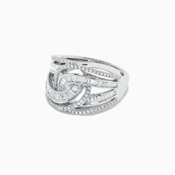 Rings|Effy Jewelry Classique 14K White Gold Diamond Ring, 0.81 TCW