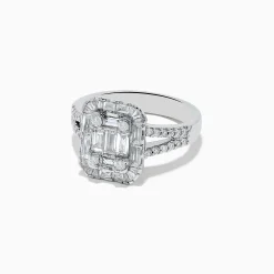 Rings|Effy Jewelry Classique 14K White Gold Diamond Ring