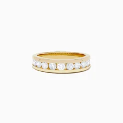Rings|BH Multi D'Oro 14K Yellow Gold Channel Set Diamond Band, 0.98 TCW