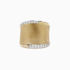 Rings|Effy Jewelry D'Oro 14K Yellow Gold Diamond Accented Ring, 0.27 TCW