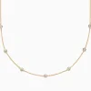 Necklaces & Pendants|BH Multi D'Oro 14K Yellow Gold Diamond Station Necklace, 0.69 TCW