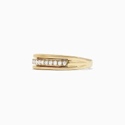 Rings|Effy Jewelry D'Oro 14K Yellow Gold Diamond Band, 0.25 TCW