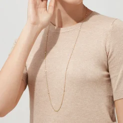 Necklaces & Pendants|Effy Jewelry D'Oro 14K Yellow Gold Diamond Station Necklace, 1.35 TCW