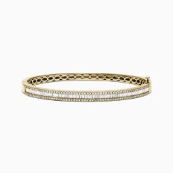 Bracelets|Effy Jewelry D'Oro 14K Yellow Gold Diamond Bangle