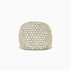 Rings|BH Multi D'Oro 14K Yellow Gold Diamond Pave Ring, 2.41 TCW