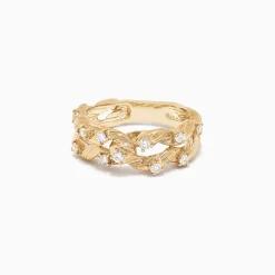 Rings|Effy Jewelry D'Oro 14K Yellow Gold Diamond Ring, 0.33 TCW