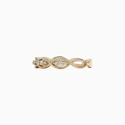 Rings|Effy Jewelry D'Oro 14K Yellow Gold Diamond Ring, 0.20 TCW