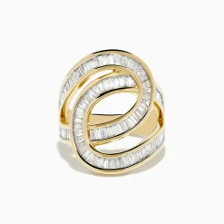Rings|Effy Jewelry D'Oro 14K Yellow Gold Diamond Statement Ring