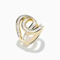 Rings|Effy Jewelry D'Oro 14K Yellow Gold Diamond Statement Ring