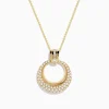 Necklaces & Pendants|Effy Jewelry D'Oro 14K Yellow Gold Diamond Pendant