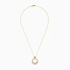 Necklaces & Pendants|Effy Jewelry D'Oro 14K Yellow Gold Diamond Pendant