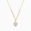 Necklaces & Pendants|BH Multi D'oro 14K Yellow Gold Diamond Heart Pendant Necklace