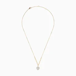 Necklaces & Pendants|BH Multi D'oro 14K Yellow Gold Diamond Heart Pendant Necklace