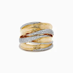 Rings|Effy Jewelry D'Oro 14K Yellow Gold Diamond Ring