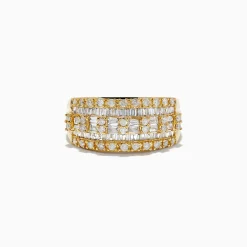 Rings|Effy Jewelry D'Oro 14K Yellow Gold Diamond Ring 0.98 TCW