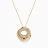 Necklaces & Pendants|BH Multi D'oro 14K Yellow Gold Diamond Crossover Pendant