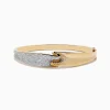 Bracelets|Effy Jewelry D'Oro 14k Yellow Gold Pave Diamond Bangle