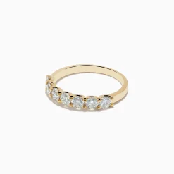 Rings|Effy Jewelry D'Oro 14K Yellow Gold Round Brilliant Diamond Band 1.03 TCW