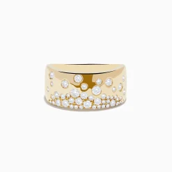 Rings|Effy Jewelry D'Oro 14K Yellow Gold Scattered Diamonds Ring