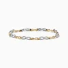 Bracelets|BH Multi Duo 14K Two Tone Gold Diamond Infinity Tennis Bracelet 0.53 TCW