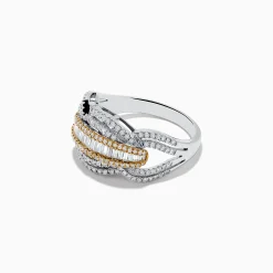 Rings|Effy Jewelry Duo 14K White and Yellow Gold Diamond Ring