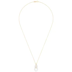 Necklaces & Pendants|Effy Jewelry Duo 14K White and Yellow Gold Diamond Pendant, 0.52 TCW