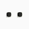 Earrings|Effy Jewelry Eclipse 14K Yellow Gold Onyx Stud Earrings, 4.80 TCW