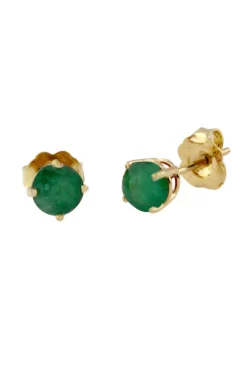 Earrings|Effy Jewelry Gemma Emerald Stud Earrings, 0.95 TCW