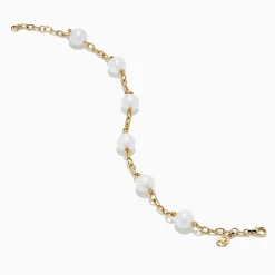 Bracelets|Effy Jewelry 14K Fresh Water Pearl Station Bracelet