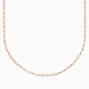 Necklaces & Pendants|Effy Jewelry 14K Rose Gold 20" 2.5mm Paperclip Necklace