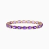 Bracelets|BH Multi 14K Rose Gold Amethyst and Diamond Bracelet