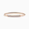 Bracelets|BH Multi 14K Rose Gold Diamond Pave Bangle, 1.00 TCW