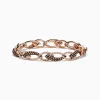 Bracelets|Effy Jewelry 14K Rose Gold Espresso and White Diamond Tennis Bracelet 3.33 TCW