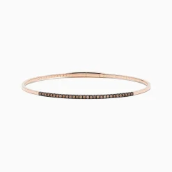 Bracelets|BH Multi 14K Rose Gold Espresso Diamond Bangle